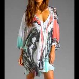 DVF silk dolman sleeve dress